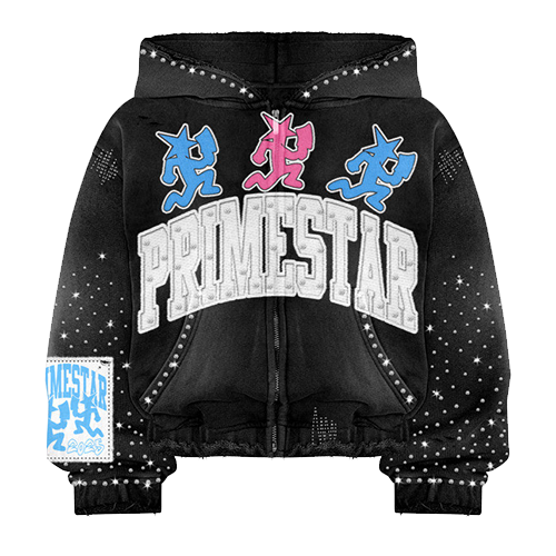 PRIMESTAR "STAR BOY" BLACK HOODIE
