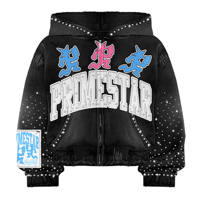PRIMESTAR "STAR BOY" BLACK HOODIE