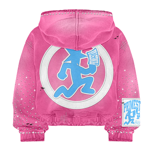PRIMESTAR "STAR BOY" PINK HOODIE